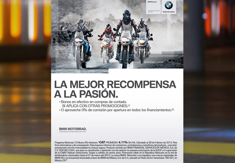 BMW Motorrad Promociones