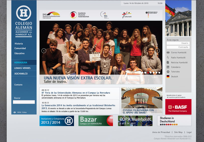 Website Colegio Alemán