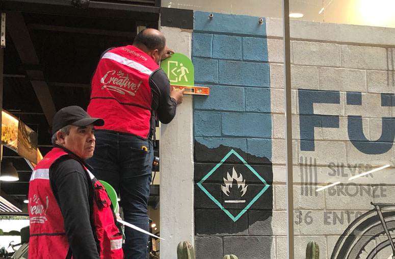 Sistema de señalización Plaza La Paz 12